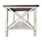 Flash Furniture Jasper Farmhouse Style Solid Wood Coffee Table w/X-Frame Design and Lower Shelf, Gray and White LFS-2007-GRYWHT-GG - alternate 6